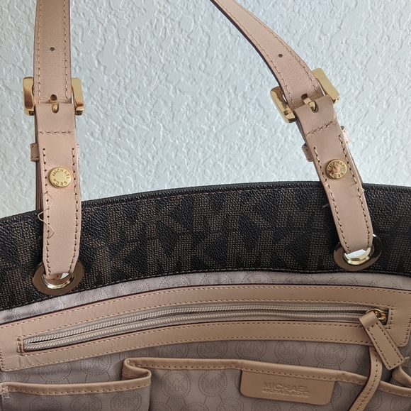Michael Kors Brown Logo Tote - Picture 8 of 8